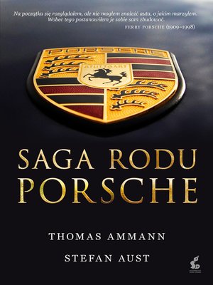 cover image of Saga rodu Porsche